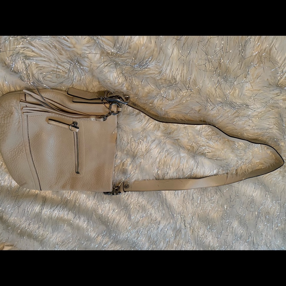 Coach Cream Soft leather Crossbody - Picture 4 of 10